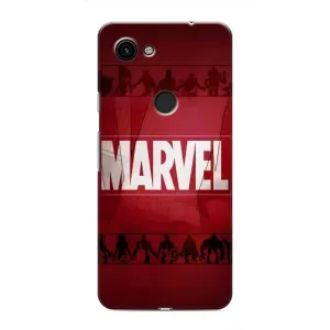 Чехол МАРВЕЛ для Гугл Пиксель 3а Хл (AlphaPrint) (MARVEL)