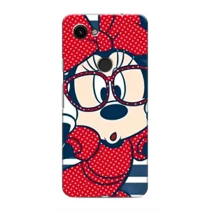 Міккі Маус чохол для Google Pixel 3a XL (AlphaPrint - Мультяшні) (Маус в окулярах)