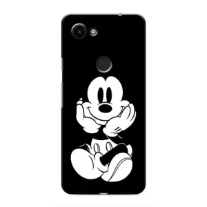 Міккі Маус чохол для Google Pixel 3a XL (AlphaPrint - Мультяшні) (Маус на чорному)