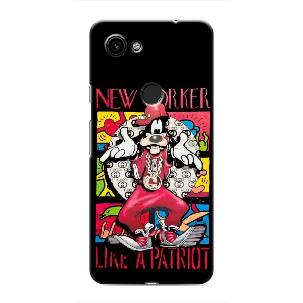 Чохол з принтом «Мультяшний Волк» для Google Pixel 3a XL