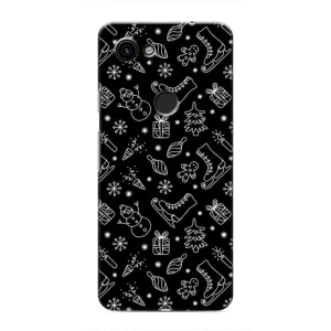Новорічні, Святкові Чохли для Google Pixel 3a XL - 2024 год (Новорічний фон)
