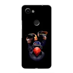 Чехол с Обезьянами Google Pixel 3a XL - (AlphaPrint)