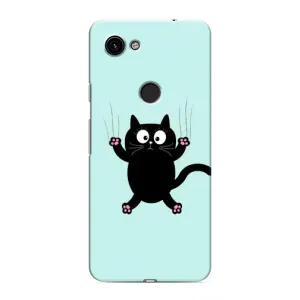 Чохол з принтом для Google Pixel 3a XL (AlphaPrint) Модні коти (Падаючий кіт)