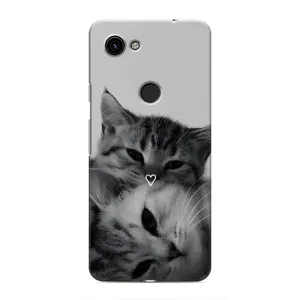 Чохол з малюнком кіт на Google Pixel 3a XL (Пара котів)