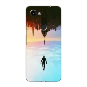 Чехол с человеком пауком для Google Pixel 3a XL - (AlphaPrint) (Паук человек)
