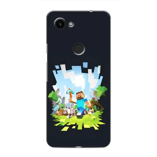 Чехол с принтом «персонажи Minecraft» для Google Pixel 3a XL