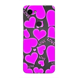 Чехлы для любимой на Ґуґл Піксель 3а ХЛ (VPrint) (Pink hearts)