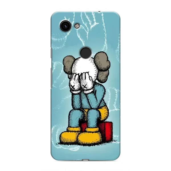 Чохол з принтом «Плач Bearbrick» для Google Pixel 3a XL