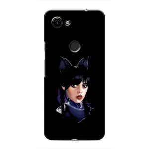 Чохли Венсдей на Google Pixel 3a XL Уенсдей (AlphaPrint) (серйозна Венздей)