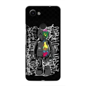 Чохли для Google Pixel 3a XL - Bearbrick Louis Vuitton (PREMIUMPrint) (Стиль Bearbrick)