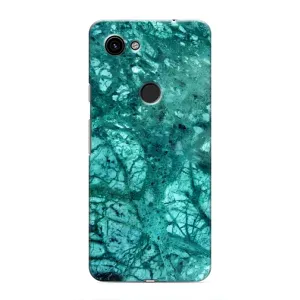 Мраморний чехол на Google Pixel 3a XL (VPrint) (Зелений мрамор)