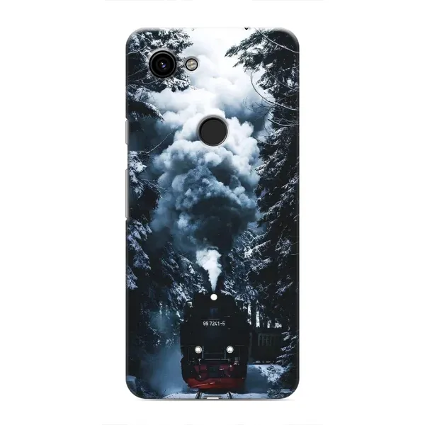 Чохол з принтом «Зимовий потяг» для Google Pixel 3a XL