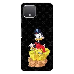 Чехли для Google Pixel 4 XL - Скрудж МакДак Louis Vuitton (PREMIUMPrint) (Богатство Макдака)