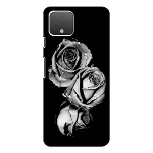 Чохол з картинкою (Стильні) Ґуґл Піксель 4 XL - (AlphaPrint) (Чорна троянда)