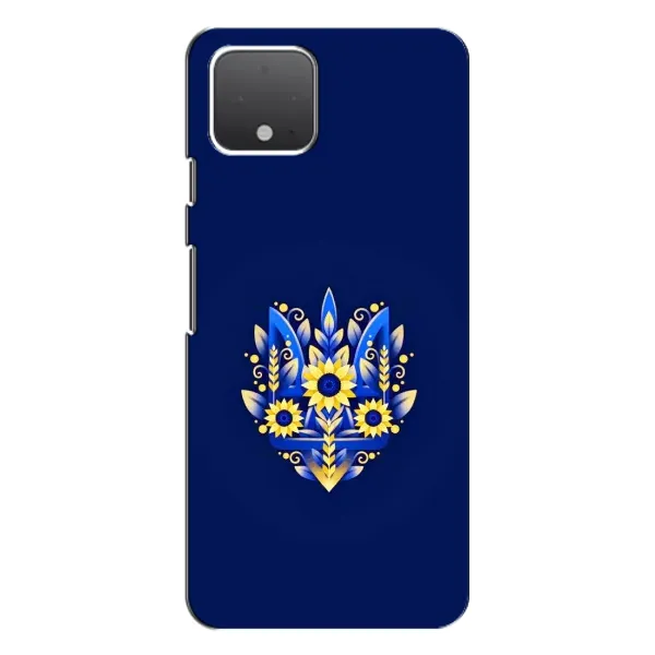 Чохол з принтом «Квітковий Герб» для Google Pixel 4 XL