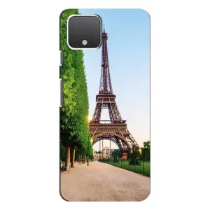 Чохол Ейфелева Вежа Google Pixel 4 XL - (AlphaPrint) (Дорога до Парижу)