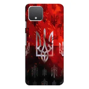Украинские Чехлы для Google Pixel 4 XL с картинкой УПА (AlphaPrint) (ГЕРБ УПА)