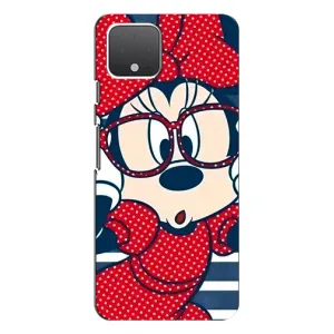 Міккі Маус чохол для Google Pixel 4 XL (AlphaPrint - Мультяшні) (Маус в окулярах)
