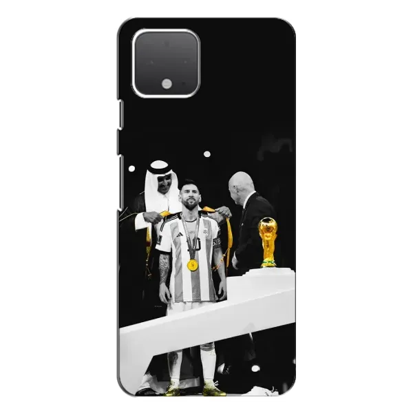 Чохол з принтом «Мессі коронований» для Google Pixel 4 XL