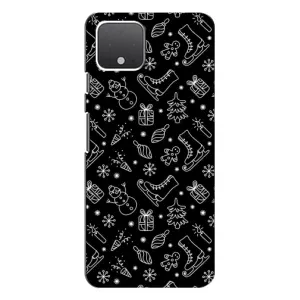 Новорічні, Святкові Чохли для Google Pixel 4 XL - 2024 год (Новорічний фон)