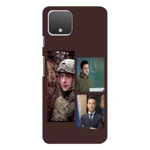 Чохол для Google Pixel 4 XL (AlphaPrint - с принтом Зеленського) (Президент)
