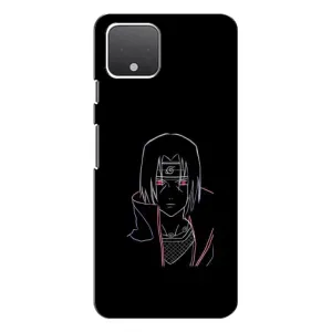 Чохли на тему: Ітачи Учіха для Google Pixel 4 XL (AlphaPrint) (силует Ітачі)