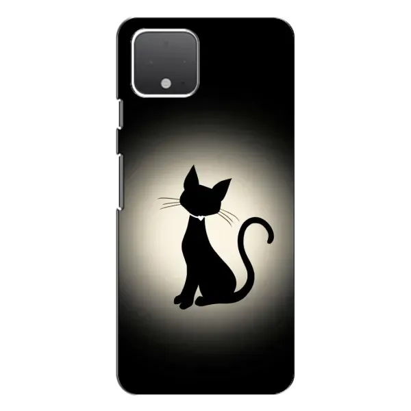 Чохол з принтом «Силует котика» для Google Pixel 4 XL