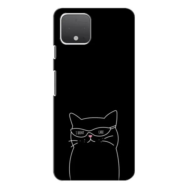 Чехол с принтом «Равнодушный кот» для Google Pixel 4 Чехол с принтом «Равнодушный кот» для Google Pixel 4
