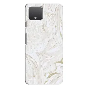 Мраморный чехол на Google Pixel 4 (VPrint) (Белый мрамор)