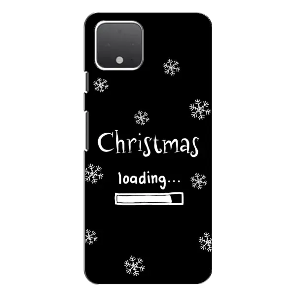 Чехол с принтом «Christmas loading» для Google Pixel 4