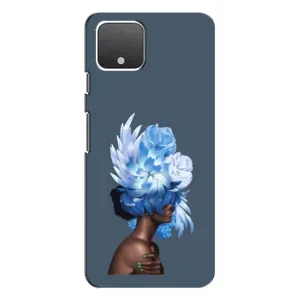 Чехлы (ART) Цветы на Google Pixel 4 (VPrint) (Цветы на голове)