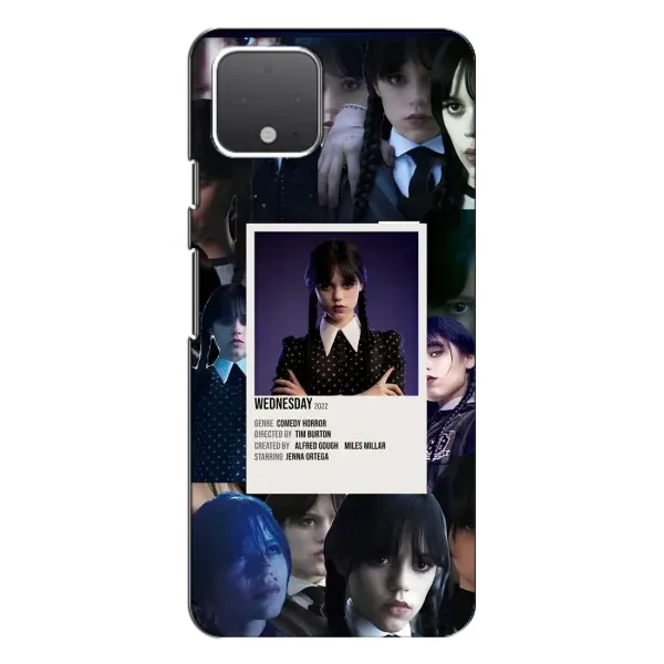 Чехол с принтом «коллаж Уэнздей» для Google Pixel 4