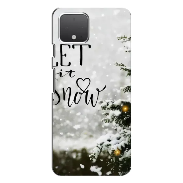 Чохол з принтом «Let it snow» для Google Pixel 4