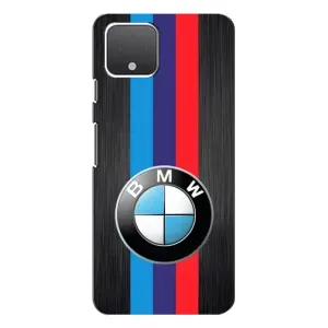 Чехол для Гугл Пиксель 4 - с принтом БМВ (AlphaPrint) (Лого BMW)