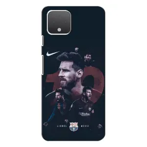 Чехлы Месси для Google Pixel 4 (AlphaPrint) (Месси 10)