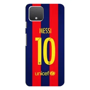 Чехлы Месси для Google Pixel 4 (AlphaPrint) (Messi Barca 10)