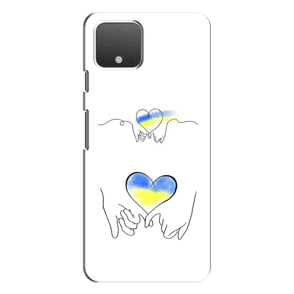 Чохол з принтом «Мир Україні» для Google Pixel 4