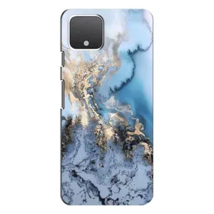 Мраморный чехол на Google Pixel 4 (VPrint) (Нежный мрамор)