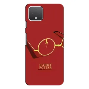 Чехлы с Гарри Поттером для Google Pixel 4 (AlphaPrint) (очки Гарри)