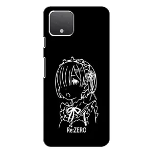Чехлы Персонажи Аниме Наруто для Google Pixel 4 (AlphaPrint) (Re: Zero)