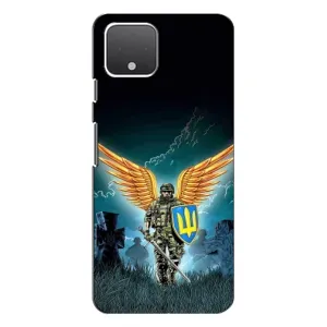 Чехлы с картинкой ЗСУ для Google Pixel 4 (AlphaPrint) (Солдат ЗСУ)
