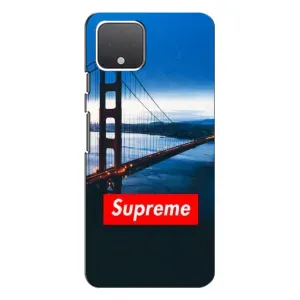Чехол для Google Pixel 4 с картинкой Supreme (AlphaPrint) (Стиль Supreme)