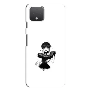 Чехлы Венсдей на Google Pixel 4 Уэнсдей (AlphaPrint) (танец Уэнздей)