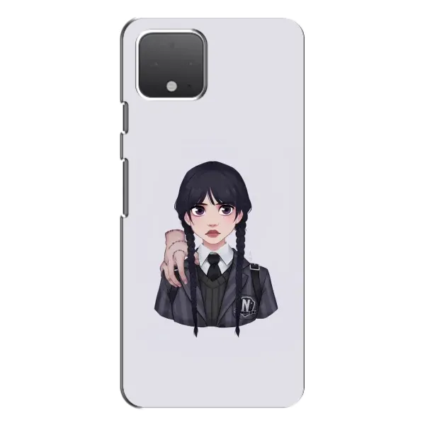 Чехол с принтом «Уэнздей и Вещь» для Google Pixel 4