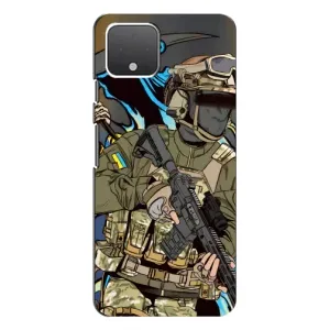 Чехлы с картинкой ЗСУ для Google Pixel 4 (AlphaPrint)
