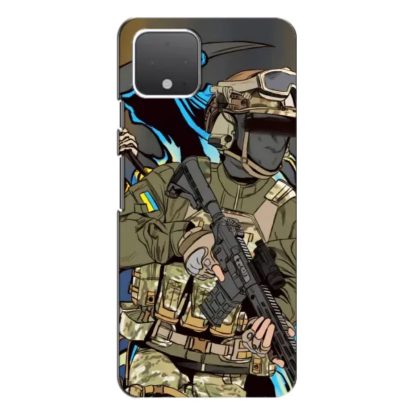 Чохол з принтом «Воїн ЗСУ» для Google Pixel 4