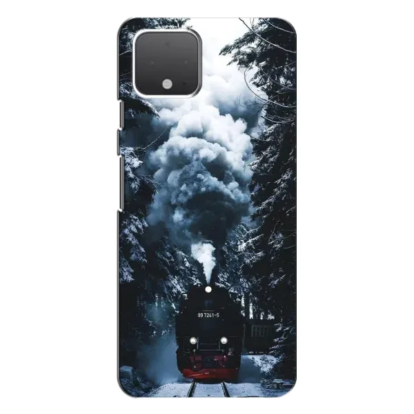 Чохол з принтом «Зимовий потяг» для Google Pixel 4