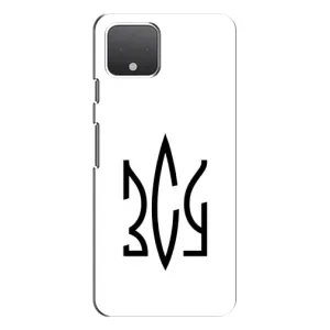 Чехлы для Google Pixel 4  Укр. Символика (AlphaPrint) (ЗСУ герб)