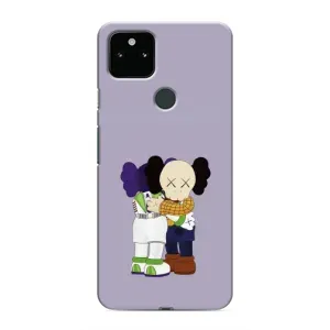 Чохли для Google Pixel 4a 5G - Bearbrick Louis Vuitton (PREMIUMPrint) (Дружба Беарбрік)