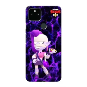 Чехлы Brawl Stars для Google Pixel 4a 5G (AlphaPrint) (Емз Бравл Старс)